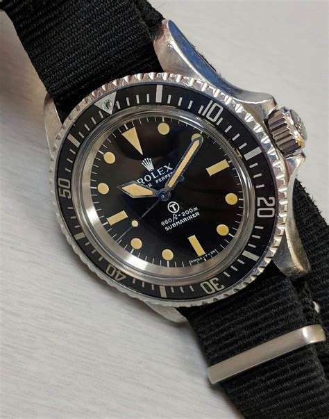 rolex milsub military edition.